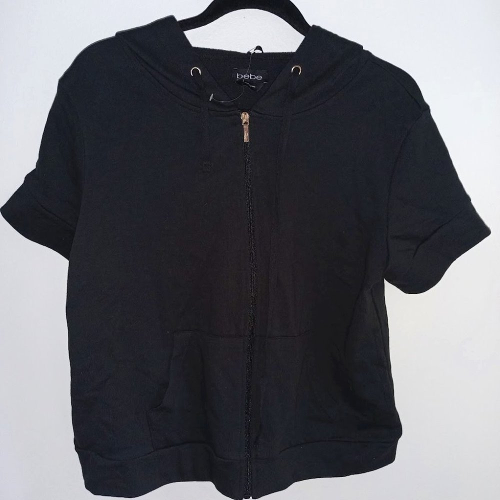 bebe brand zip-up hoodie NEW with tags.